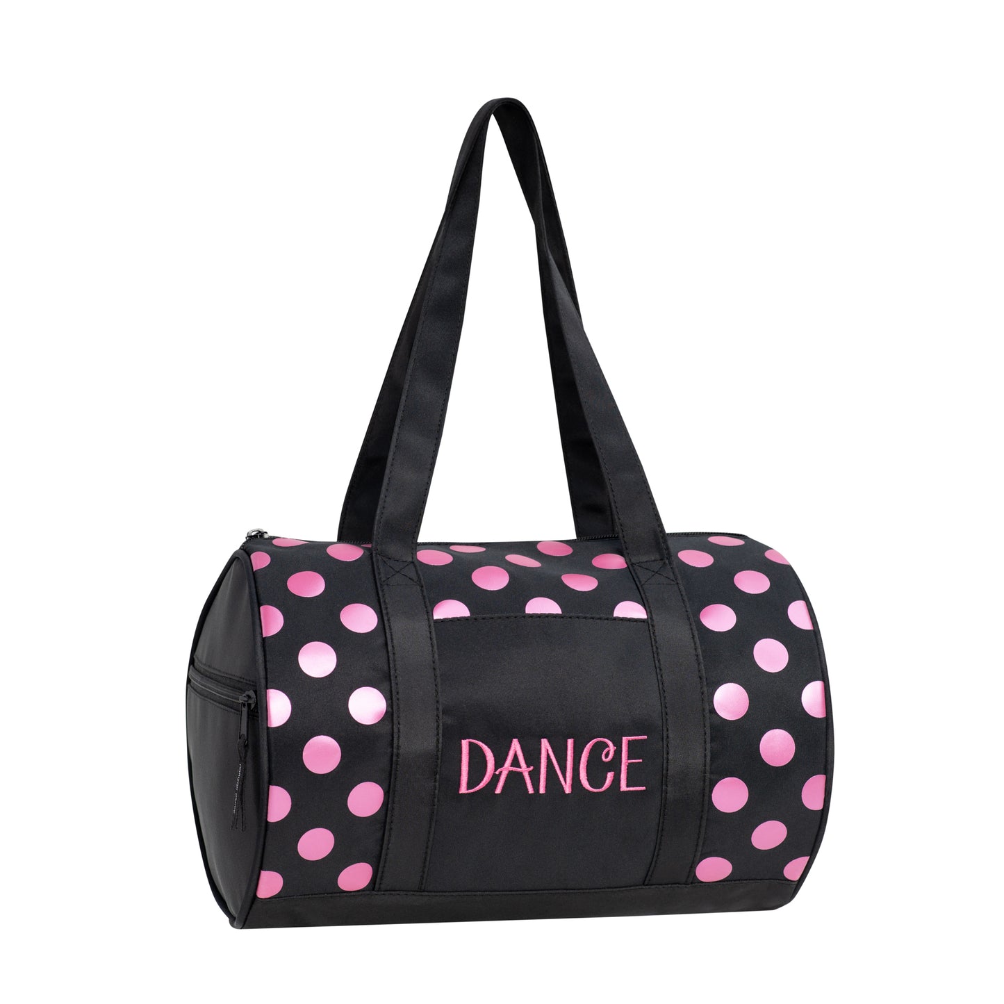 Dots Duffel – Black/Pink