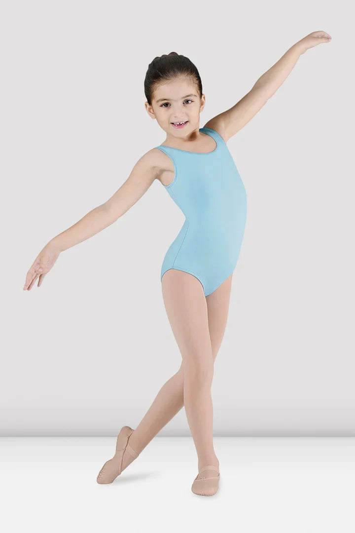 Girls Dynamic Tank Leotard (Pastel Blue)