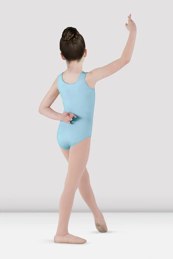 Girls Dynamic Tank Leotard (Pastel Blue)