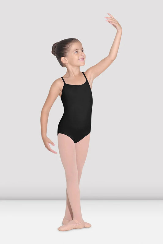 Girls Parem Camisole Leotard (Black)