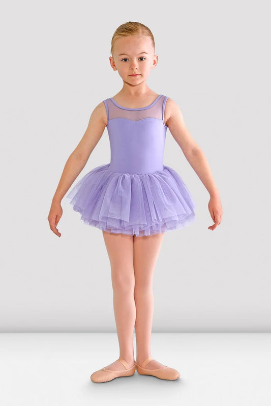 Girls Emica Tutu Leotard (Lilac)