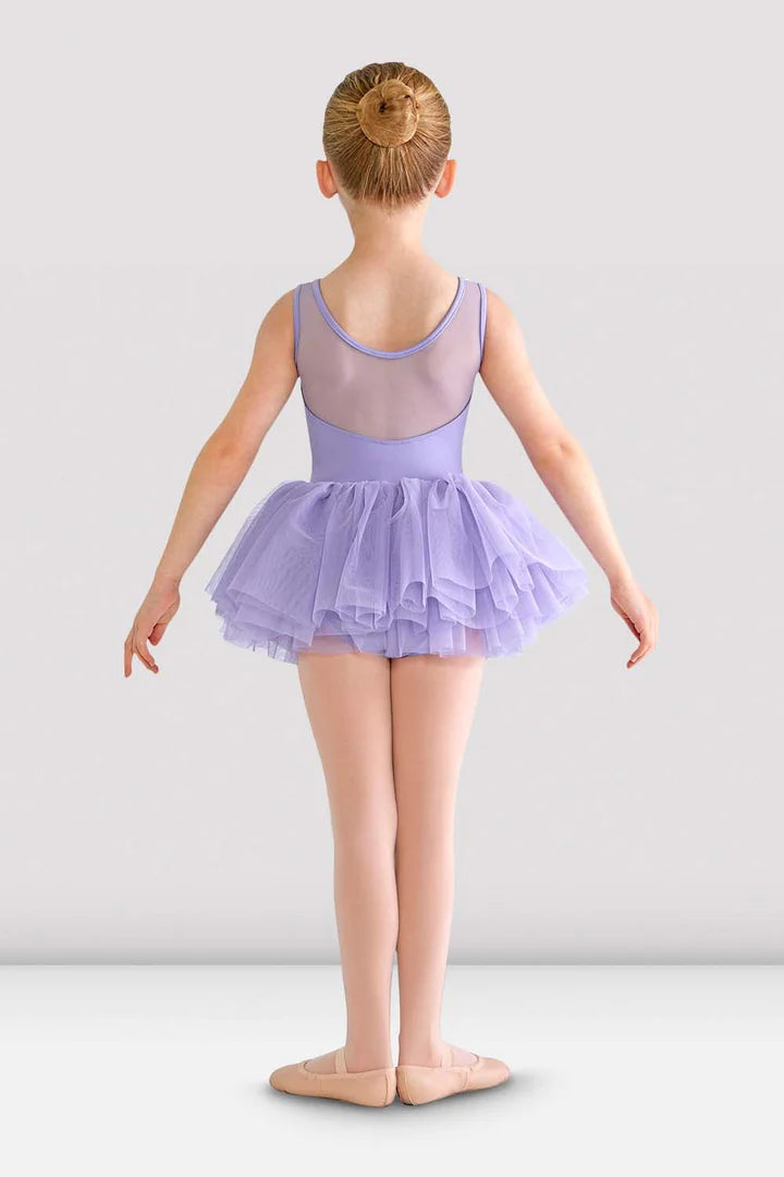 Girls Emica Tutu Leotard (Lilac)