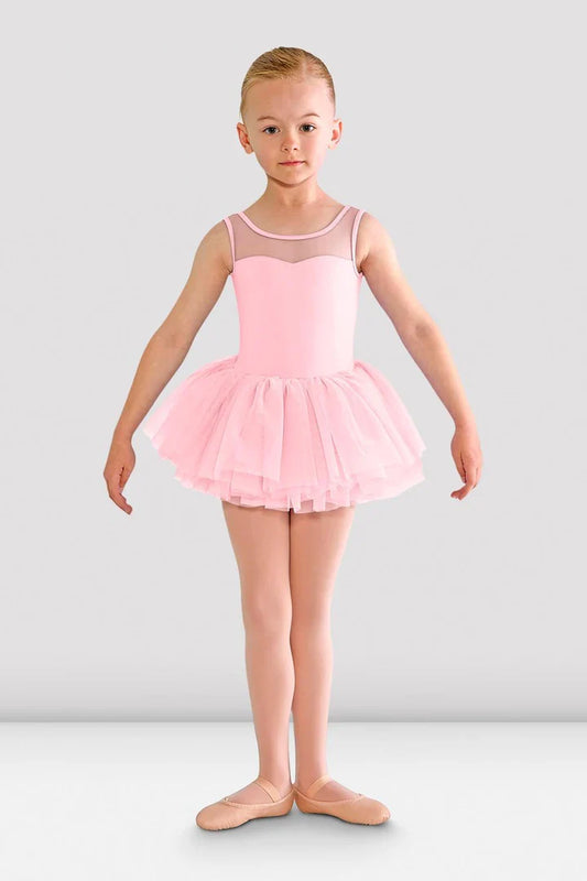 Girls Emica Tutu Leotard (Candy Pink)