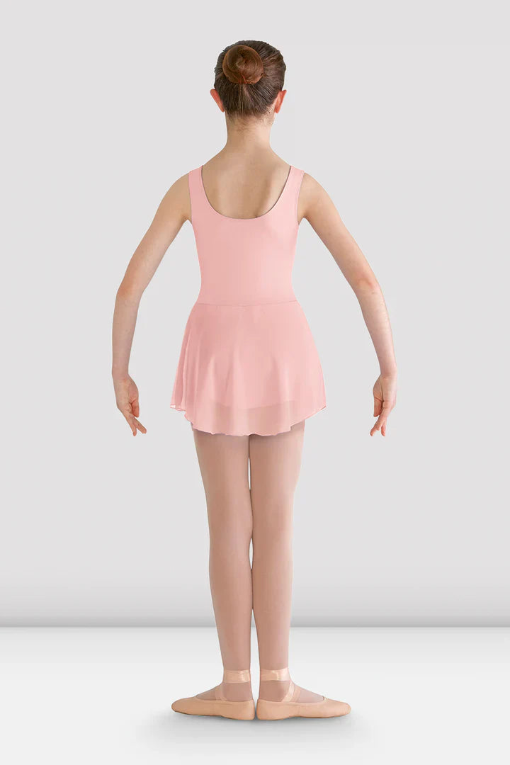 Girls Riya Skirted Tank Leotard (Light Pink)