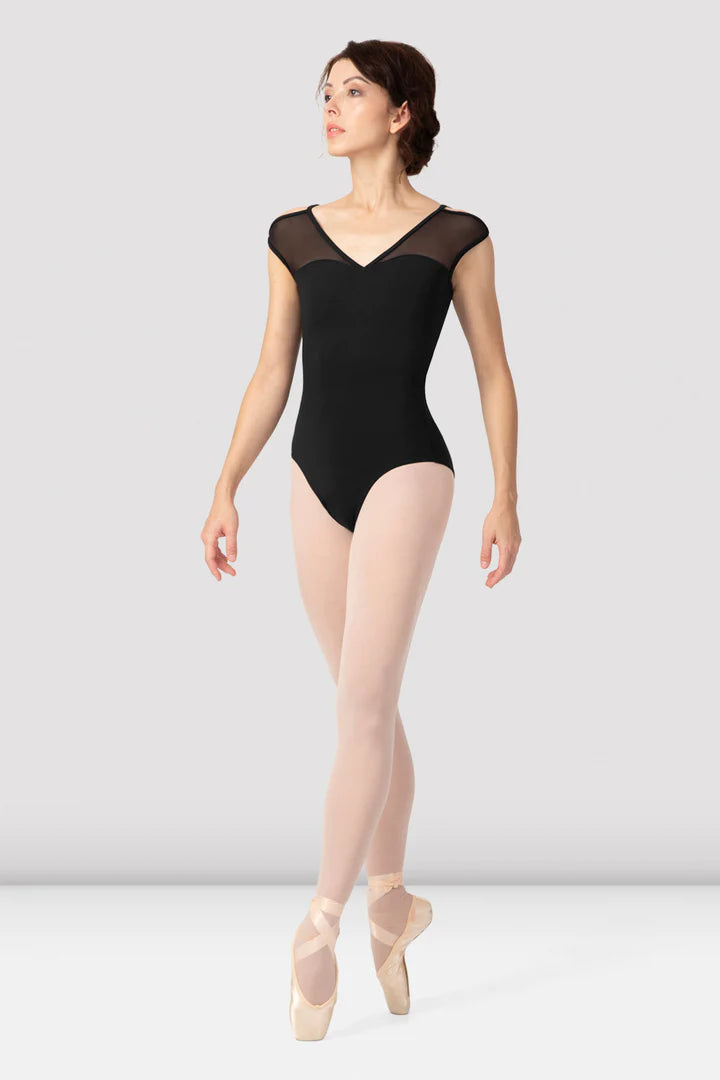 Ladies Boutique V Neck Open Back Leotard