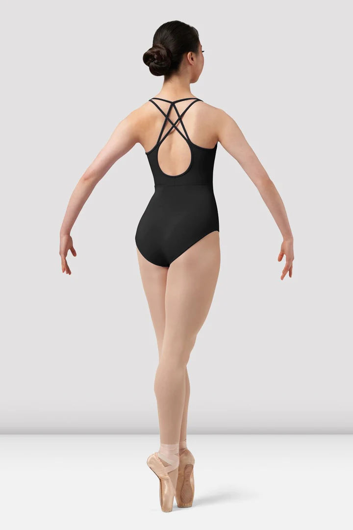 Ladies Mirella Chevron Open Back Leotard