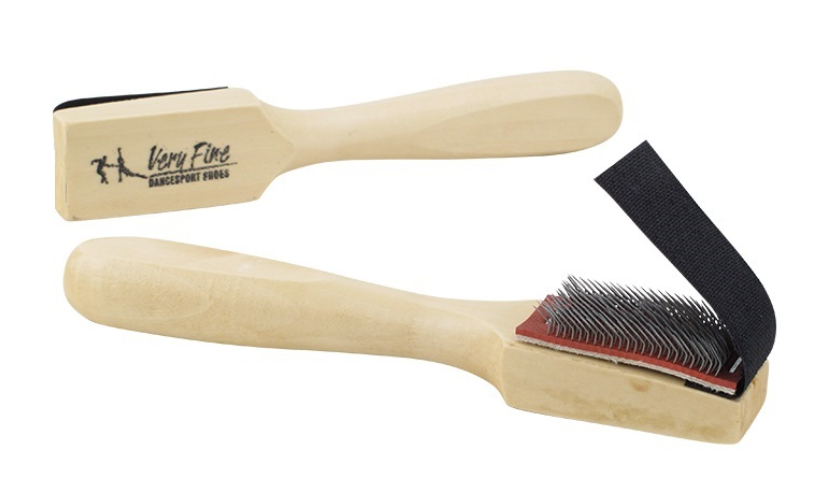 Wooden Handle Suede Sole Shoe Brush