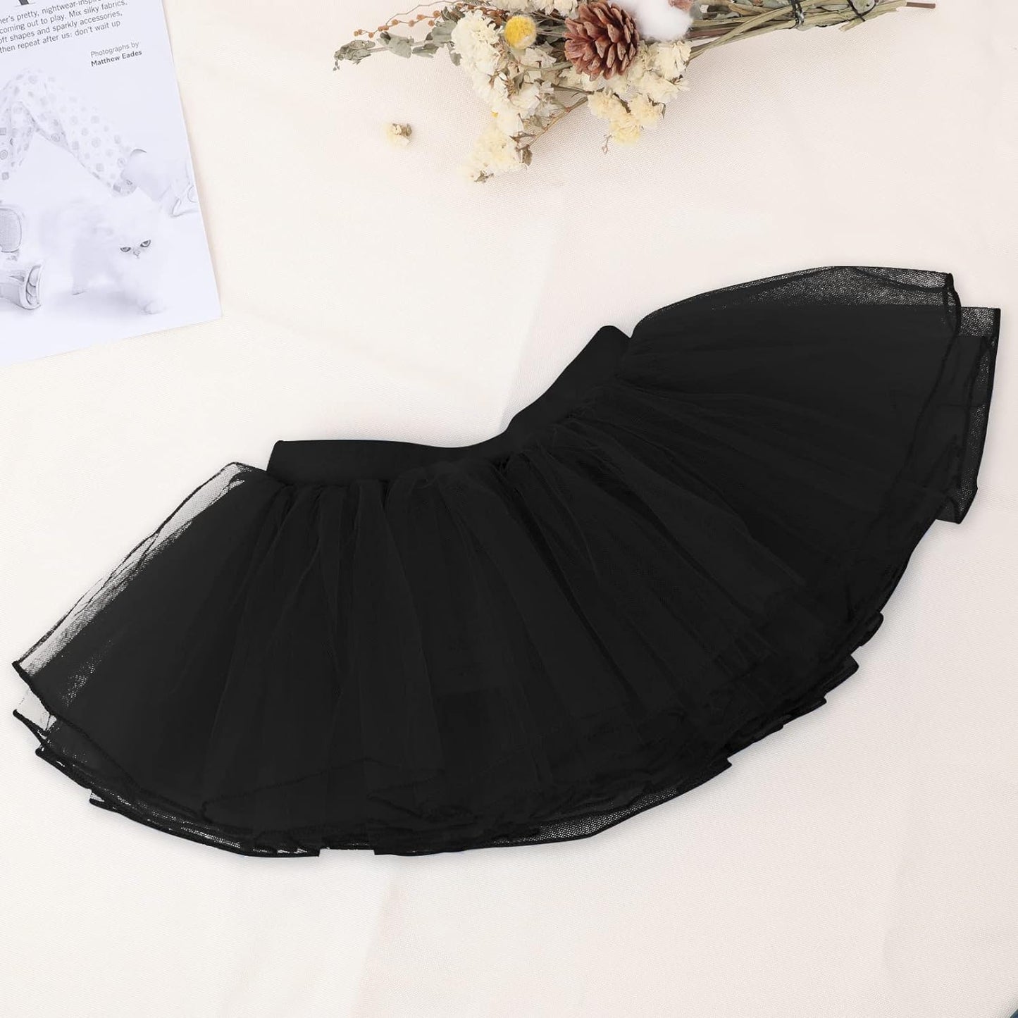 Girls Black Tutu Skirt