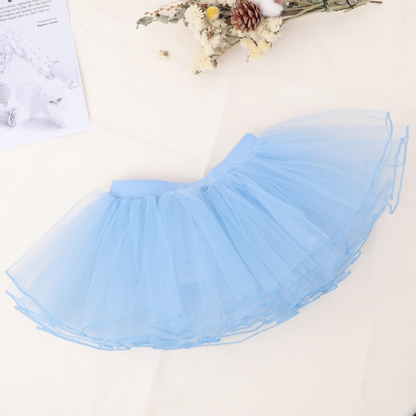 Girls Blue Tutu Skirt