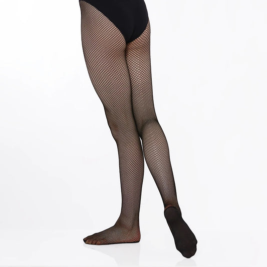 Adult High Performance Fishnet Dance Tights (Black)