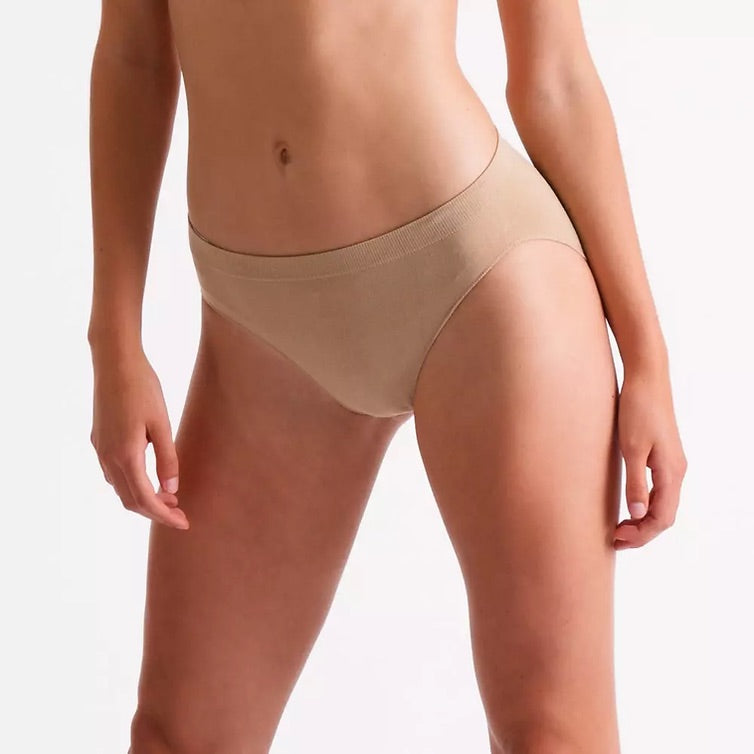 Adult Seamless High Cut Dance Brief (Nude)