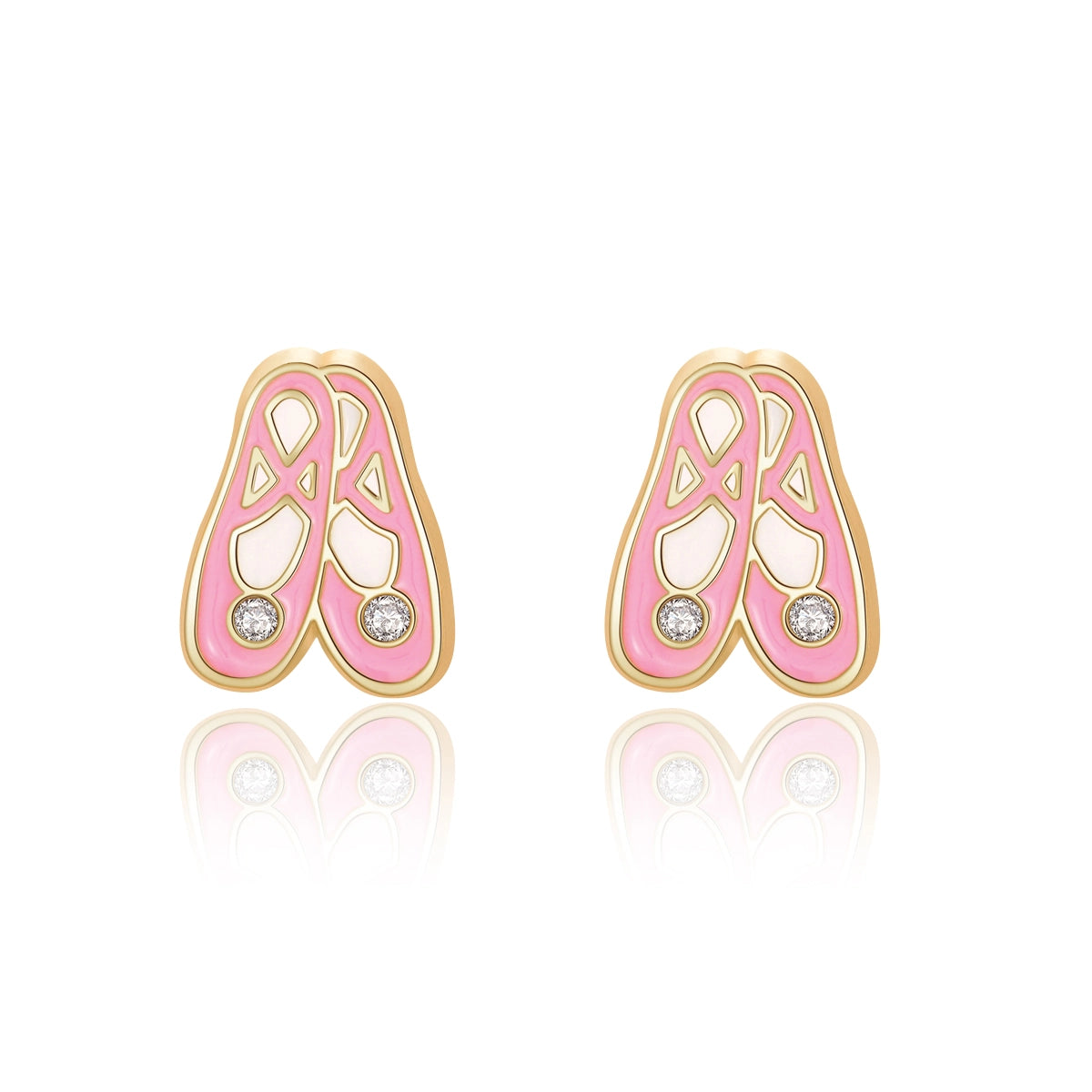 Ballet Slippers Cutie Stud Earrings